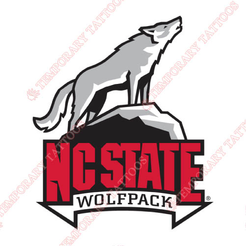 North Carolina State Wolfpack Customize Temporary Tattoos Stickers NO.5510